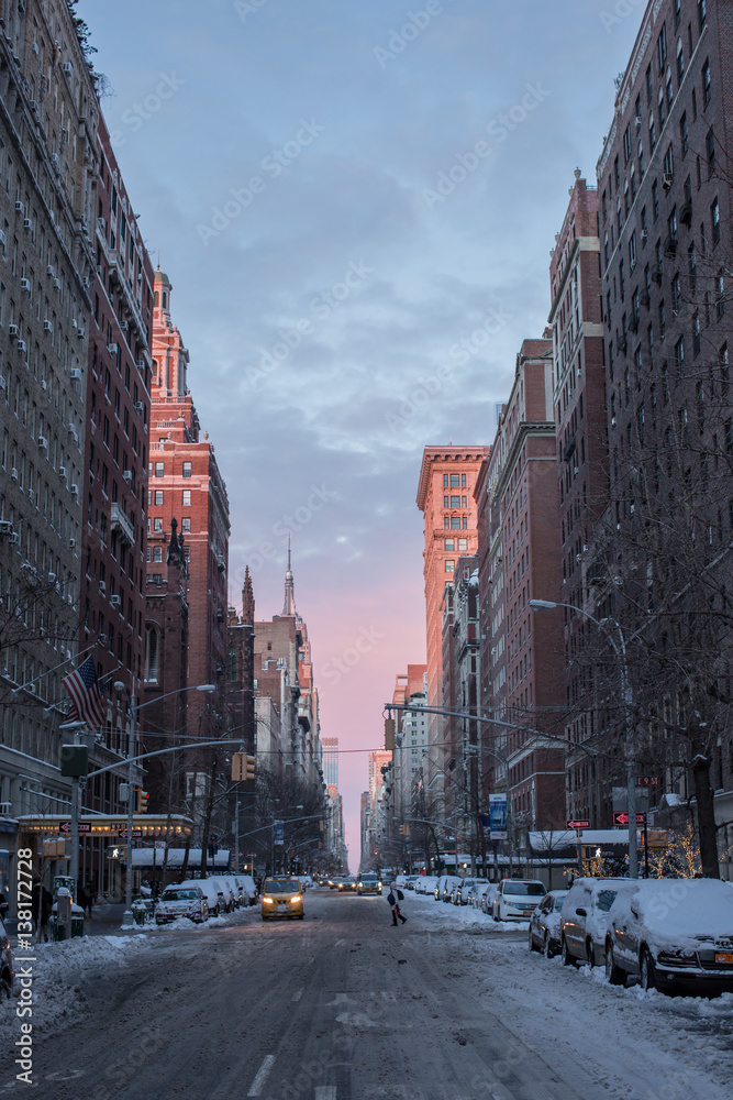 Sunset over 5th avenue 