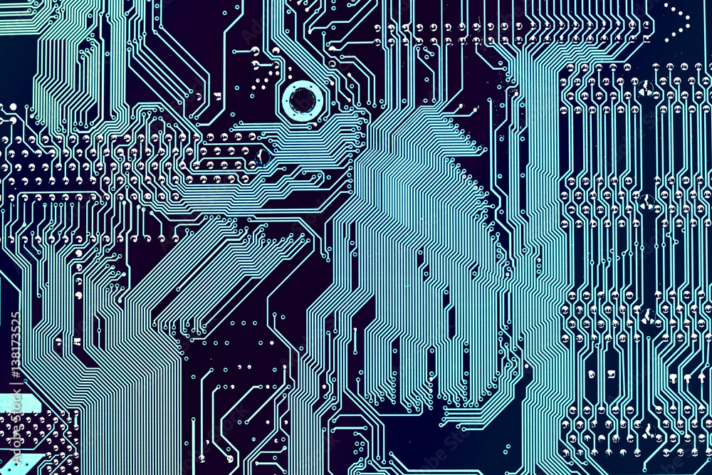 Computer Engineering Technology Board Inage Circuit board. Electronic computer hardware technology. Motherboard ...