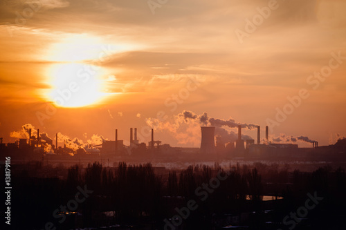  Pollution at sunset