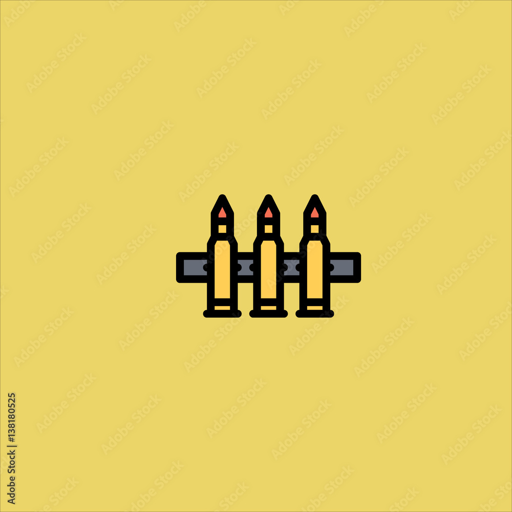 bullets icon flat design bullets icon flat design