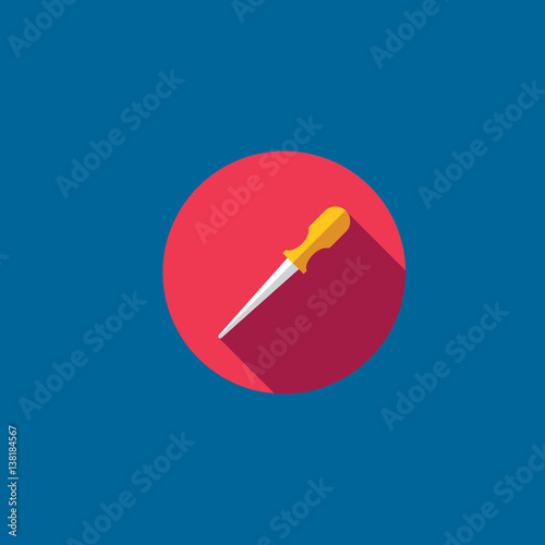 awl icon flat design
