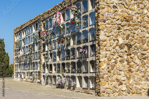 View of Barcelona's cemetery