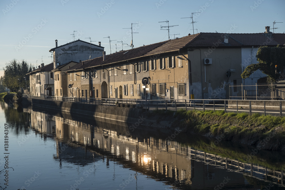Milan (Italy), canal of Martesana