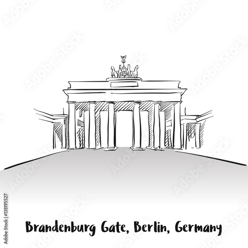 Brandenburg Gate Berlin Greeting Card