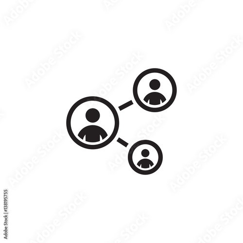 Staff Training Icon. Business Concept. Flat Design.