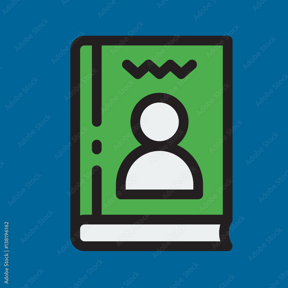 ebook icon flat design ebook icon flat design