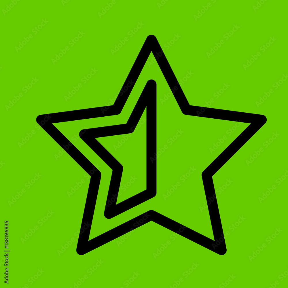 star icon flat design star icon flat design