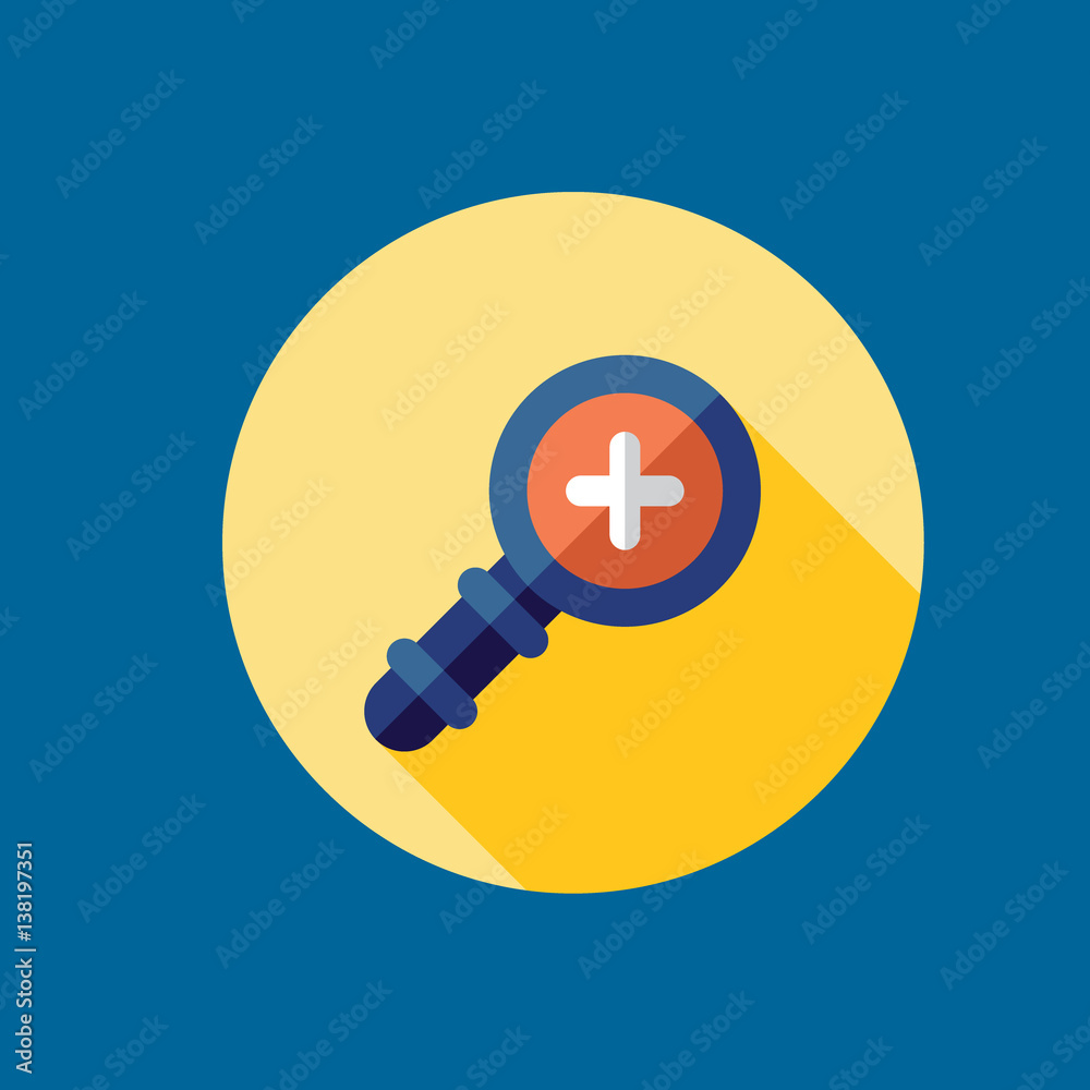 Obraz premium zoom icon flat design