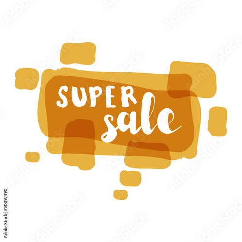 flat design sale stickers.