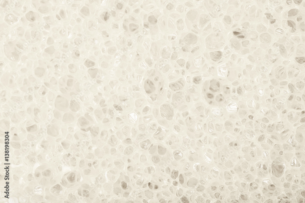 Close-up texture of a sponge Close-up texture of a sponge