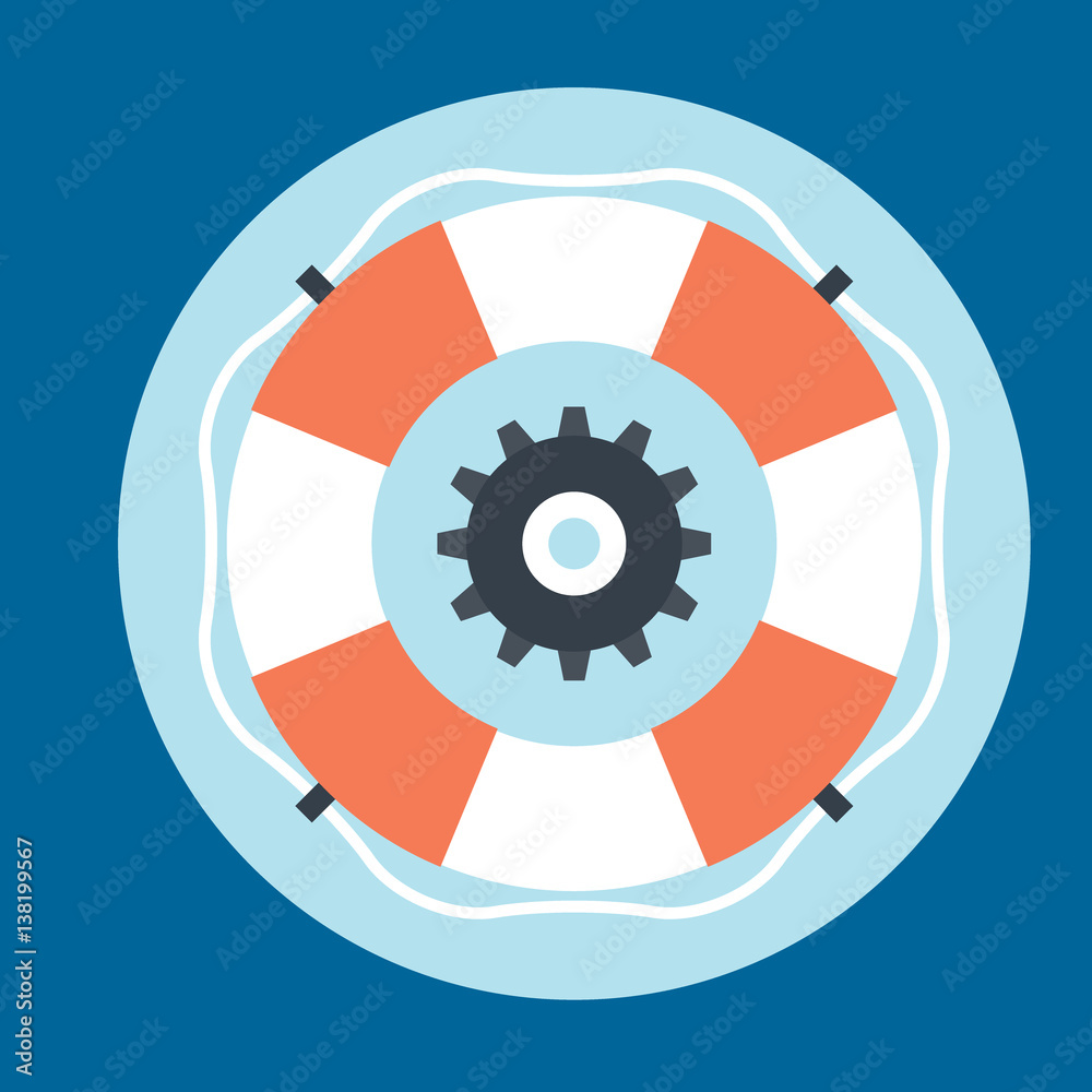 help icon flat design