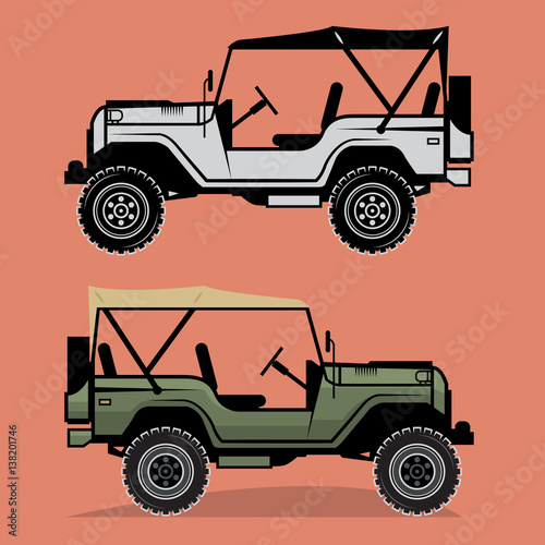 Classic off-road car