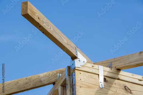 rafters on new roof construction