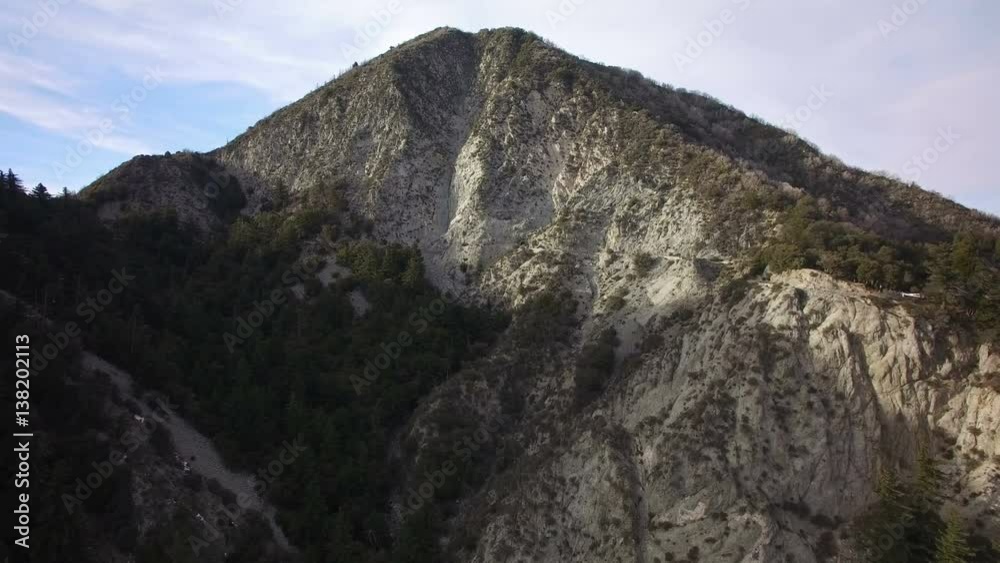 Mountain Ridges Aerial 02 Forest and Cliff Mountain Ridges Aerial 02 Forest and Cliff