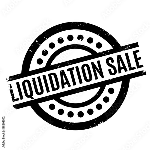 Liquidation Sale rubber stamp