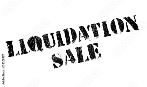 Liquidation Sale rubber stamp