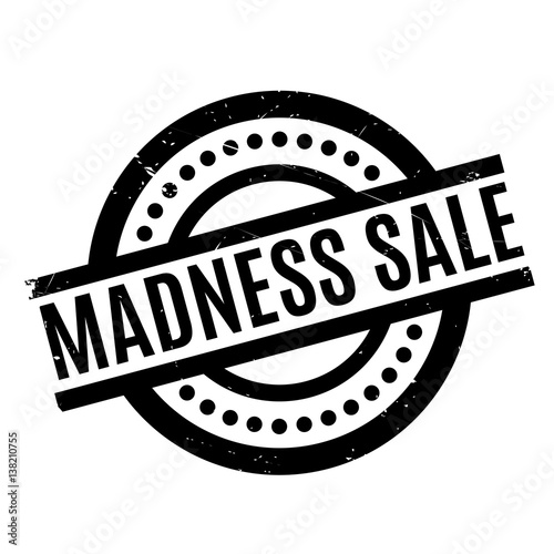 Madness Sale rubber stamp