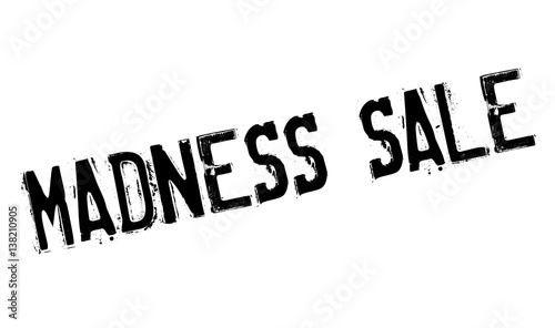 Madness Sale rubber stamp