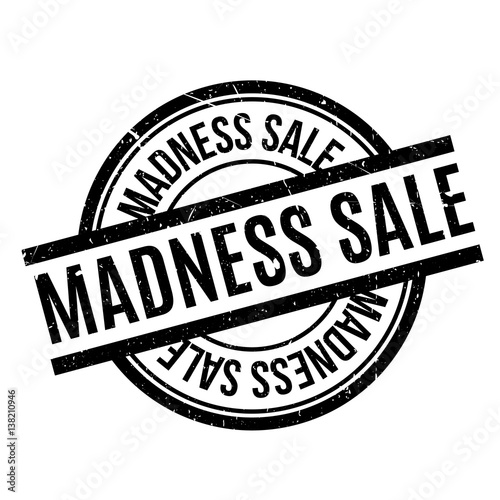 Madness Sale rubber stamp