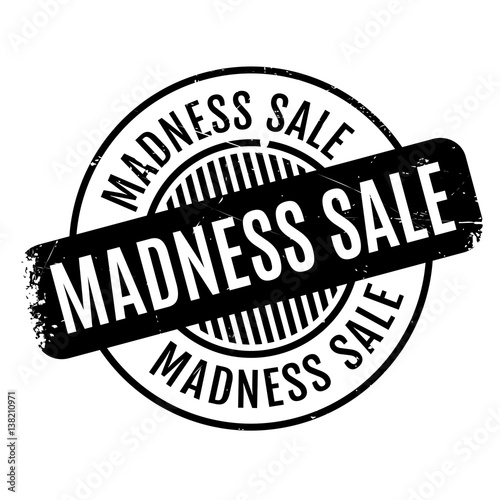 Madness Sale rubber stamp