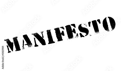 Manifesto rubber stamp