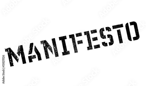 Manifesto rubber stamp