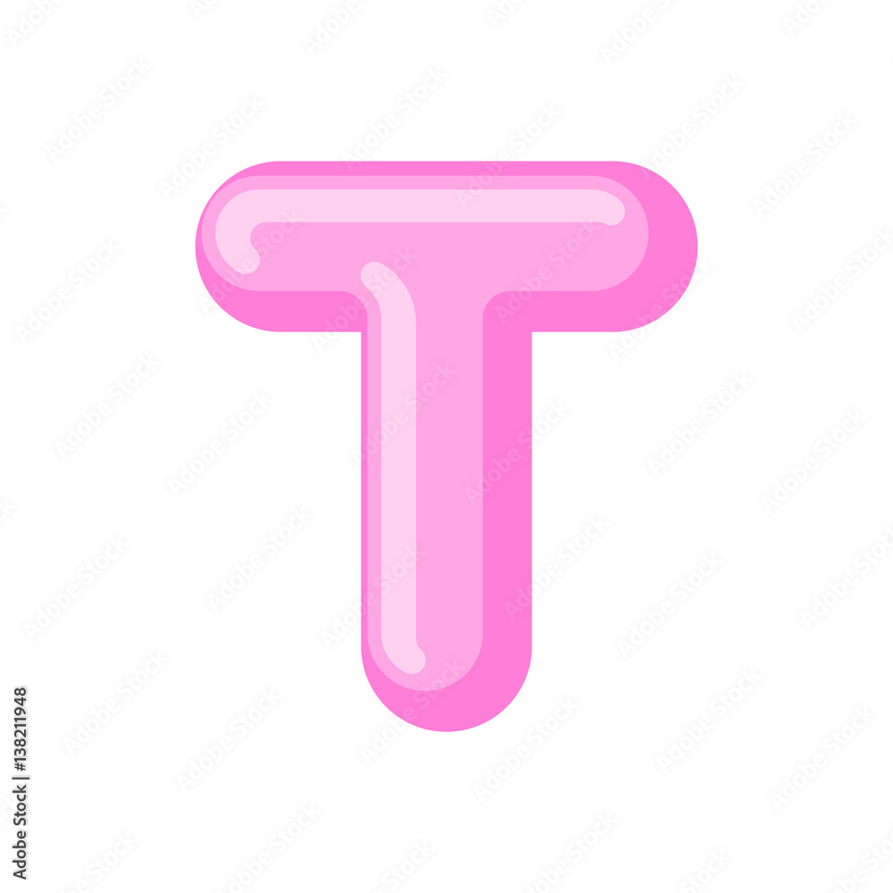 Letter T candy font. Caramel alphabet. lollipop lettering. Sweet ABC sign Letter T candy font. Caramel alphabet. lollipop lettering. Sweet ABC sign