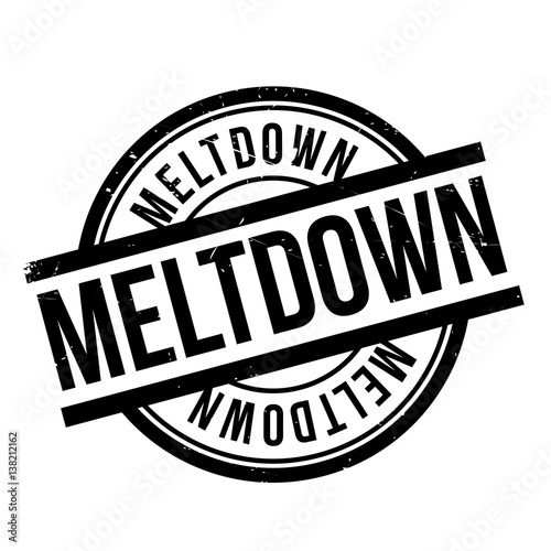 Meltdown rubber stamp