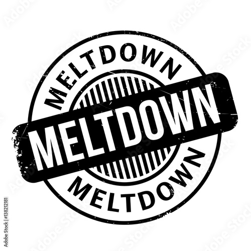 Meltdown rubber stamp