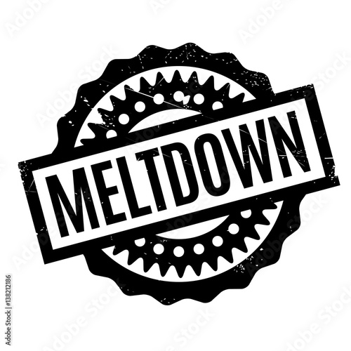 Meltdown rubber stamp