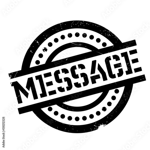Message rubber stamp