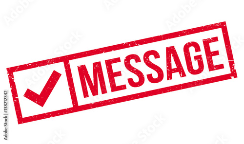 Message rubber stamp