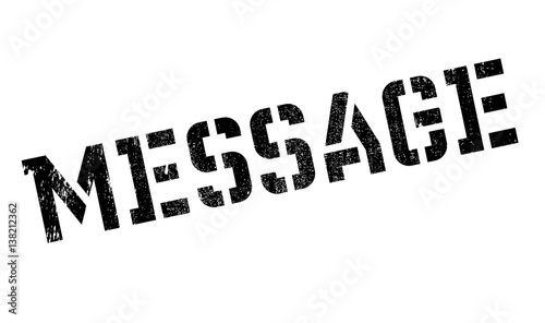 Message rubber stamp