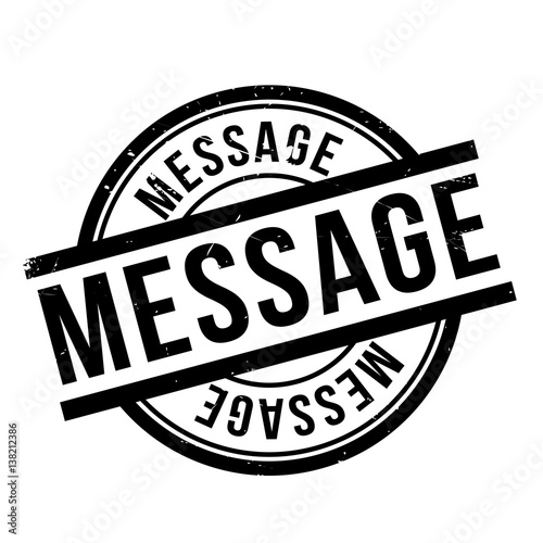 Message rubber stamp