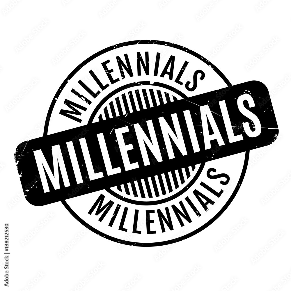 Millennials rubber stamp