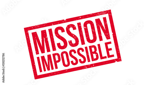 Mission Impossible rubber stamp