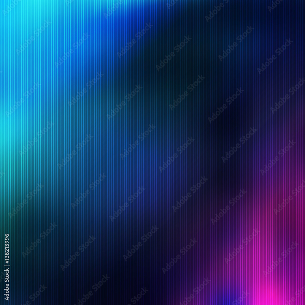 Abstract Colorful Transparent Stripes Pattern on Blurred Background, Vector Design