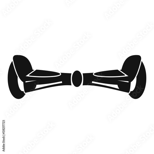 Hoverboard icon, simple style