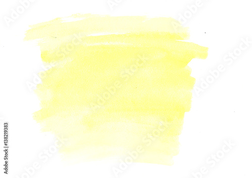 Yellow watercolor background