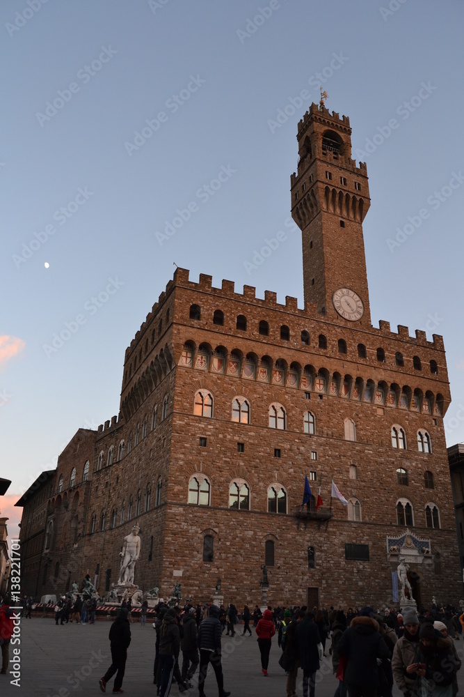Firenze in piazza della signoria, palazzo vecchio