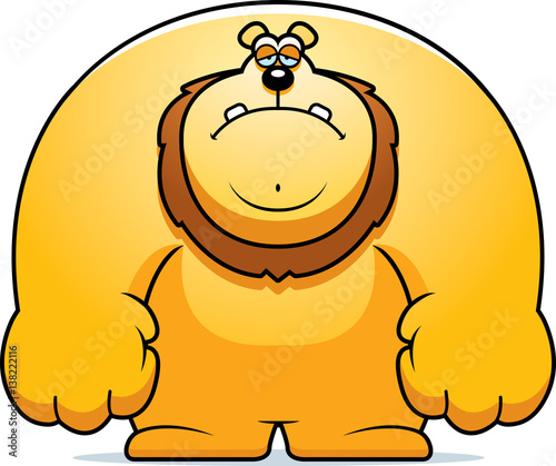 Sad Cartoon Lion