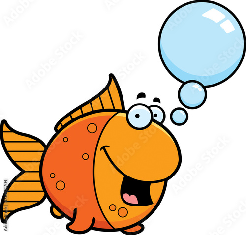 Photography Talking Cartoon Goldfish