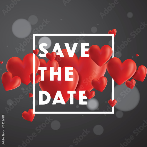 Save the Date Vector Backgr...