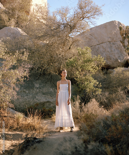 Woman in Joshua Treet National Park 