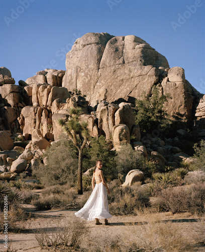 Model in Joshua Tree National Park