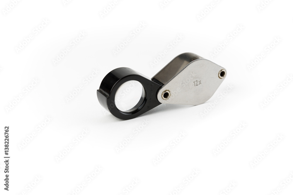 Magnifying Glass Isolated on a White Background. Magnifying Glass Isolated on a White Background.