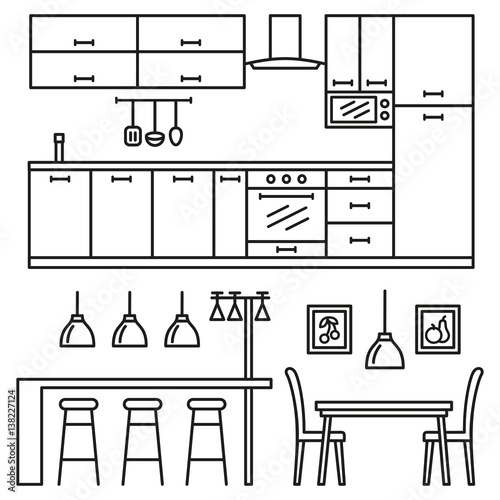 Kitchen modern furniture