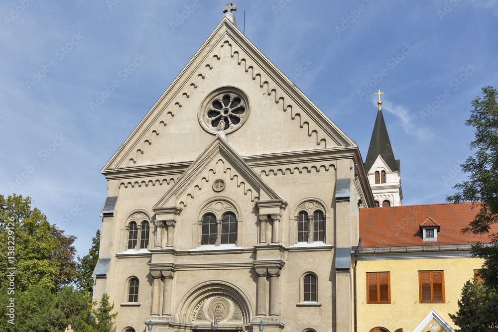 Basilica Minor in Keszthely, Hungary.