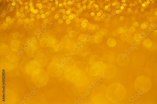 abstract defocused blurred gold background, christmas