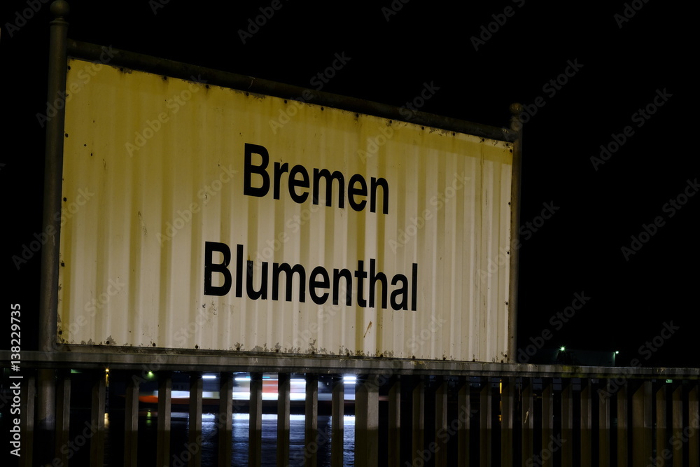 Am Fähranleger Bremen Blumenthal